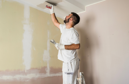 A&D Pro Painting popcorn ceiling removal in Tacoma