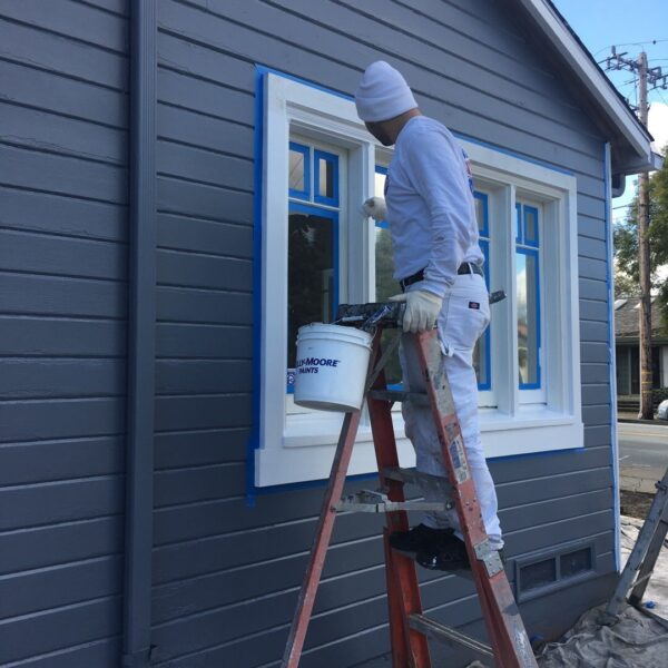 A&D Pro Painting team on a residential painting job